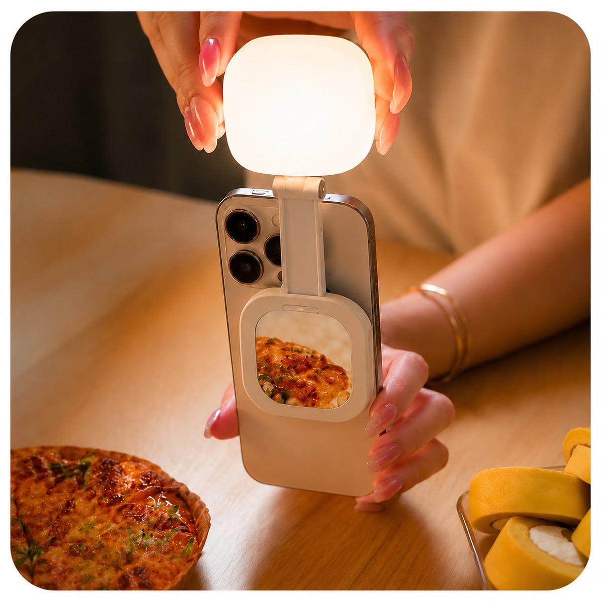 LED Magnetic Phone Holder